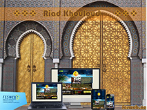 Création site web responsive design pour un Riad a fes.
